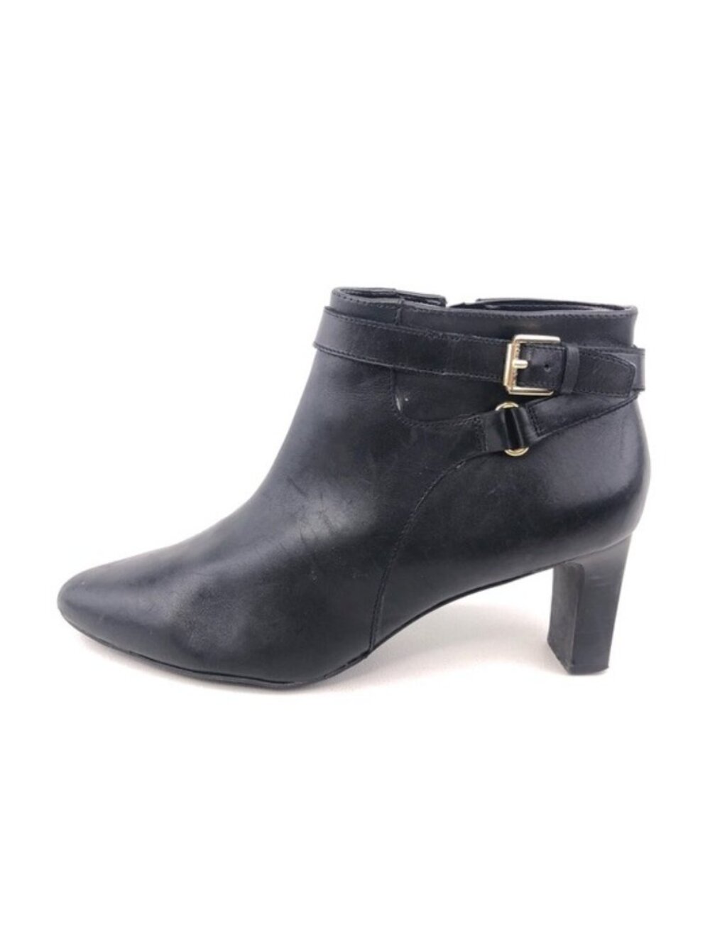 Lauren Ralph Lauren Nara Buckle Ankle Boots 9B